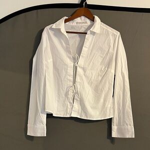 Abercrombie & Fitch Classic White Blouse